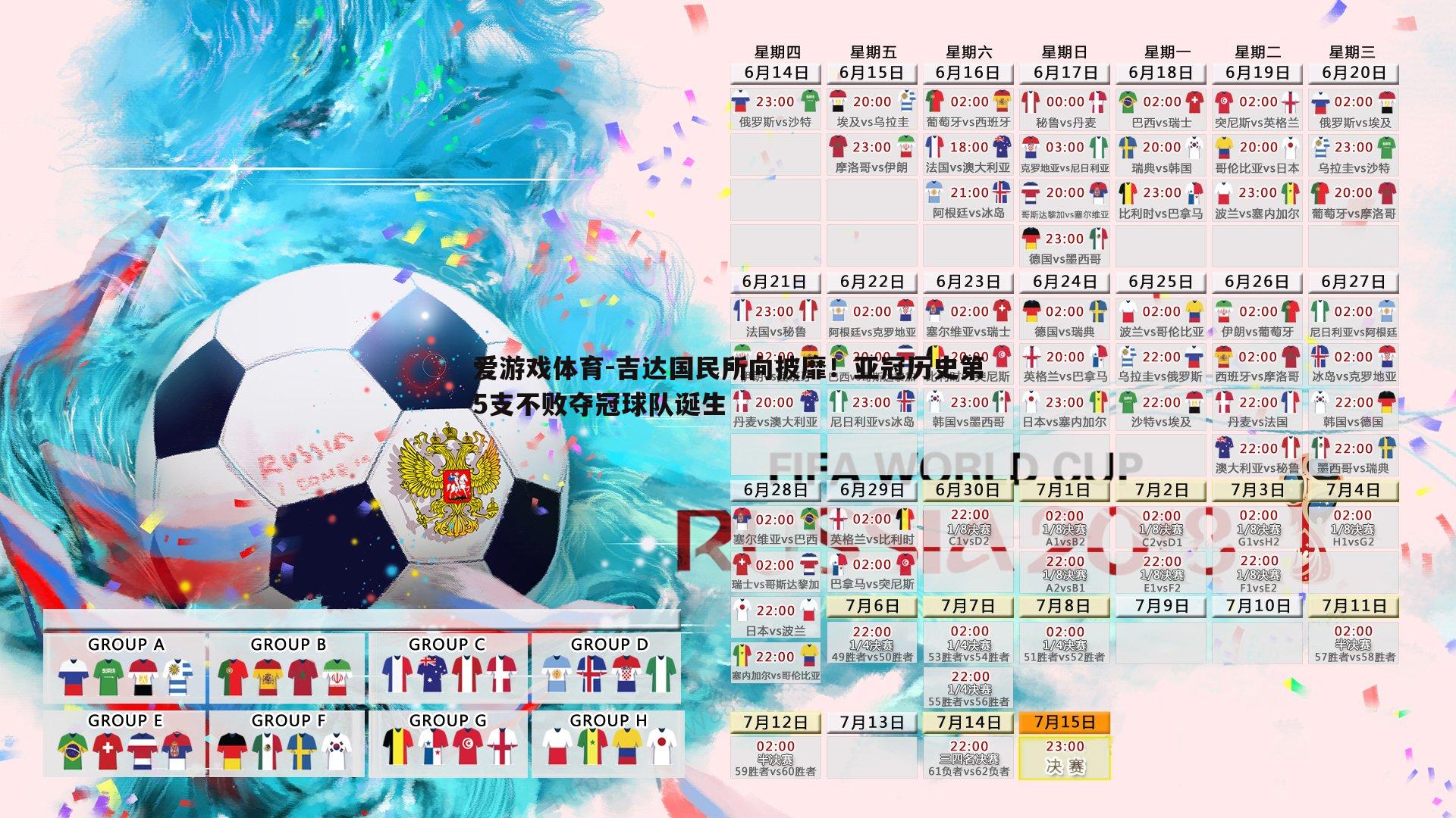 吉达国民所向披靡！亚冠历史第5支不败夺冠球队诞生